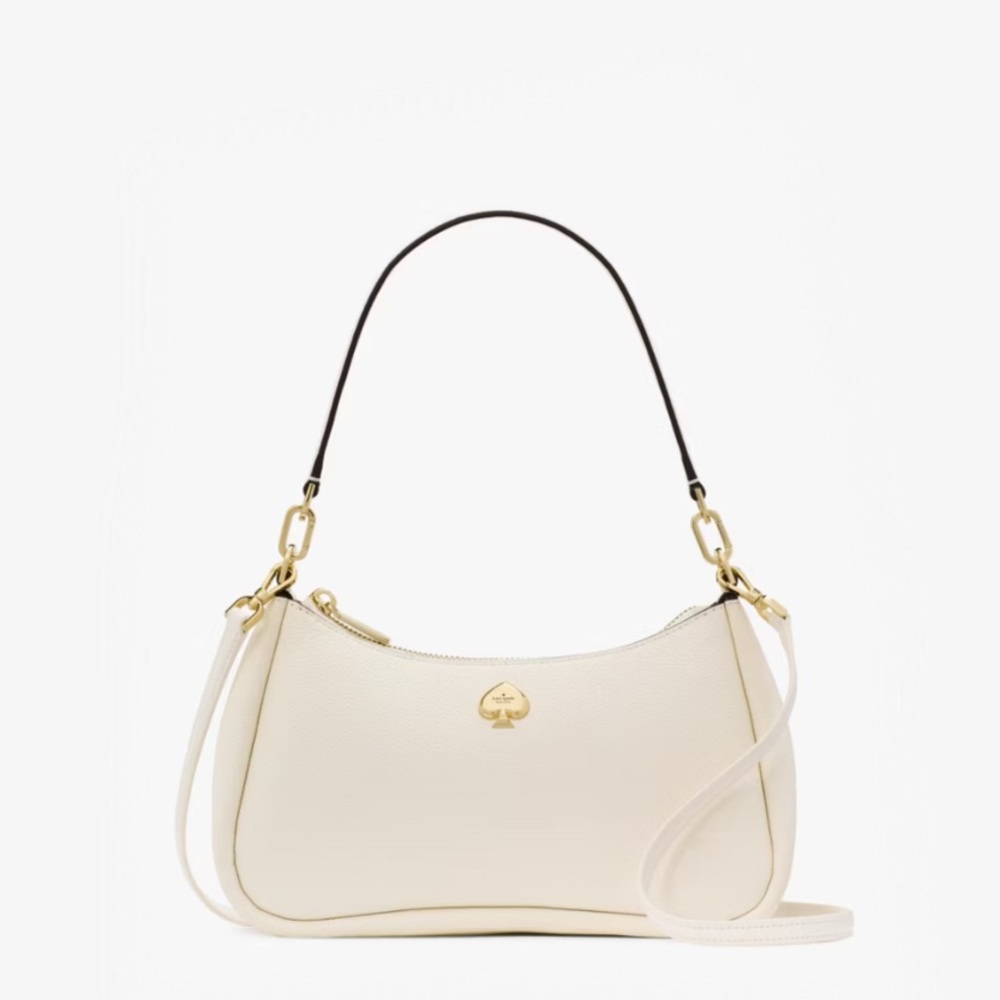 ♠️Kate Spade Kayla Small Convertible Shoulder Crossbody Bag, Meringue White NWT
